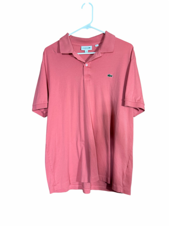 Lacoste Other - Lacoste Coral peach Regular Fit Polo Shirt mens size XL